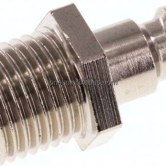 Temperierkupplungsstecker 9mm Zapfen,G 1/4"(AG)