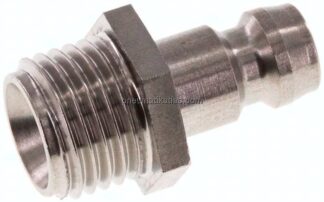 Temperierkupplungsstecker 9mm Zapfen,G 1/4"(AG)