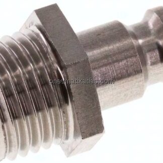 Temperierkupplungsstecker 9mm Zapfen,G 1/4"(AG)