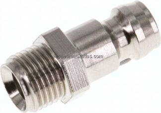 Temperierkupplungsstecker 9mm Zapfen,G 1/8"(AG)