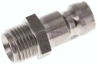 Temperierkupplungsstecker 9mm Zapfen,G 1/8"(AG)