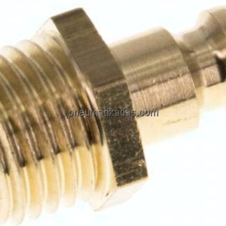 Temperierkupplungsstecker 9mm Zapfen,M 14x1,5(AG)