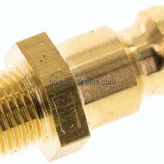Temperierkupplungsstecker 9mm Zapfen,M 8x0,75(AG)