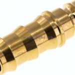 Temperierkupplungsstecker 13mm Zapfen, 12,7mm Push-Lok