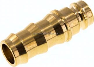 Temperierkupplungsstecker 13mm Zapfen, 12,7mm Push-Lok