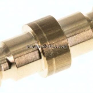 Temperierkupplungsverbinder 9mm Zapfen - 9mm Zapfen