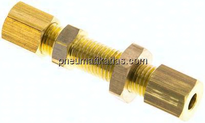 Schott-Klemmringverschraubung 4 (M8x1)mm, Messing