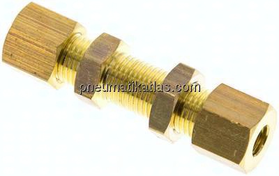 Schott-Klemmringverschraubung 6 (M10x1)mm, Messing