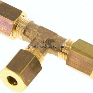 T-Klemmringverschraubung 4 (M8x1)mm, Messing