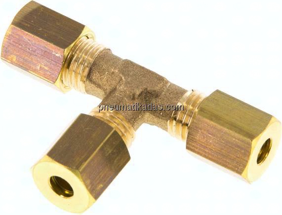 T-Klemmringverschraubung 4 (M8x1)mm, Messing