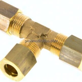 T-Klemmringverschraubung 8 (M12x1)mm, Messing