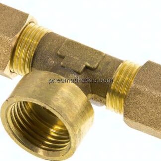 T-Klemmringverschraubung G 1/2"-10 (M16x1,5)mm, Messing