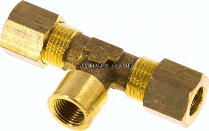 T-Klemmringverschraubung G 1/8"-8 (M12x1)mm, Messing