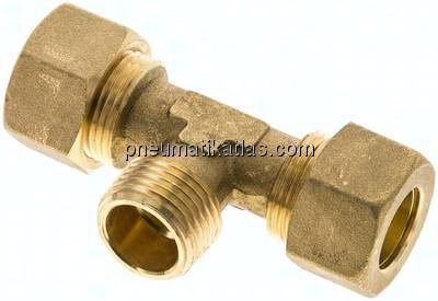 T-Klemmringverschraubung R 1/2"-16 (M22x1,5)mm, Messing