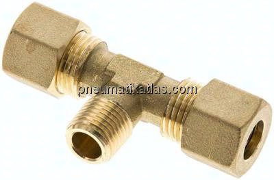 T-Klemmringverschraubung R 1/4"-10 (M16x1,5)mm, Messing