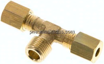 T-Klemmringverschraubung R 1/8"-4 (M8x1)mm, Messing