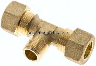 T-Klemmringverschraubung R 3/8"-14 (M20x1,5)mm, Messing