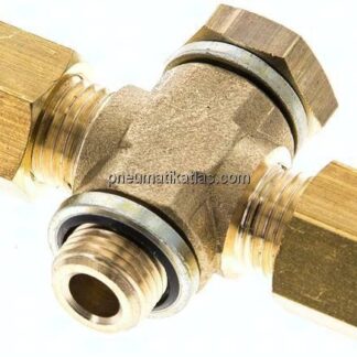 T-Klemmringverschraubung G 1/8"-6 (M10x1)mm, Messing