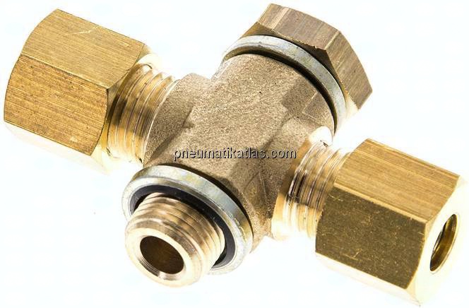 T-Klemmringverschraubung G 1/8"-6 (M10x1)mm, Messing