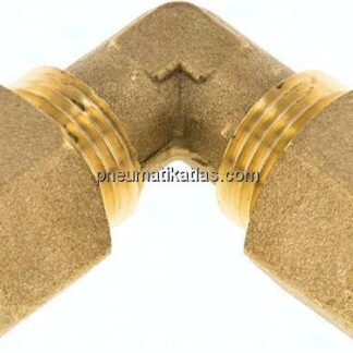 Winkel-Klemmringverschraubung 12 (M18x1,5)mm, Messing