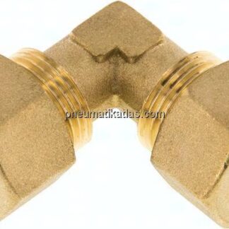 Winkel-Klemmringverschraubung 14 (M20x1,5)mm, Messing