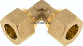 Winkel-Klemmringverschraubung 16 (M22x1,5)mm, Messing