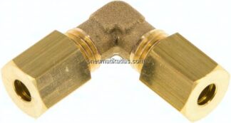 Winkel-Klemmringverschraubung 4 (M8x1)mm, Messing