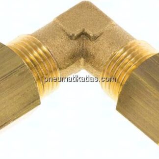 Winkel-Klemmringverschraubung 8 (M12x1)mm, Messing