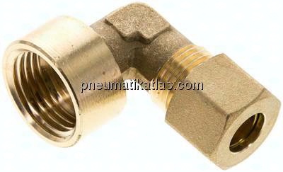 Winkel-Aufschraub-Klemmringverschr. G 1/2"-10 (M16x1,5)mm, Messing