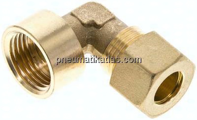 Winkel-Aufschraub-Klemmringverschr. G 1/2"-12 (M18x1,5)mm, Messing