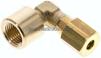 Winkel-Aufschraub-Klemmringverschr. G 1/8"-4 (M8x1)mm, Messing