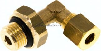 Winkel-Klemmringverschraubung G 1/4"-6 (M10x1)mm, Messing