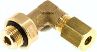 Winkel-Klemmringverschraubung G 1/8"-4 (M8x1)mm, Messing