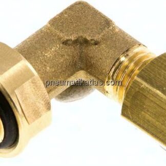 Winkel-Klemmringverschraubung G 1/8"-4 (M8x1)mm, Messing