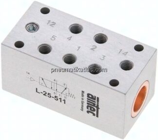 5/2-Wege Pneumatikventil M 5, Feder, Standard