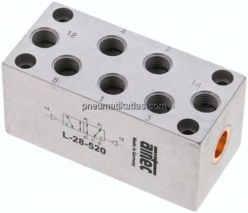 5/2-Wege Pneumatikimpulsventil, G 1/8", ATEX-Zulassung