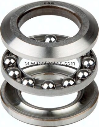 Axial Rillenkugellager, DIN 711, 80x115x29,5mm, kugelige Auflage