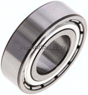 Rillenkugellager, DIN 625, 17x35x10mm, 2Z geschlossen (nicht berührende Dichtscheiben)