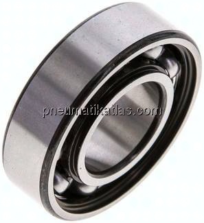 Rillenkugellager, DIN 625, 20x42x12mm, offen