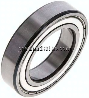 Rillenkugellager, DIN 625, 45x75x16mm, 2Z geschlossen (nicht berührende Dichtscheiben)