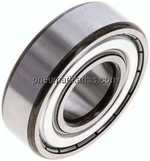 Rillenkugellager, DIN 625, 20x47x14mm, 2Z geschlossen (nicht berührende Dichtscheiben)