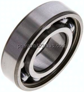 Rillenkugellager, DIN 625, 30x62x16mm, offen