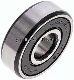 Rillenkugellager, DIN 625, 15x42x13mm, 2RS abgedichtet (berührende Dichtungen)
