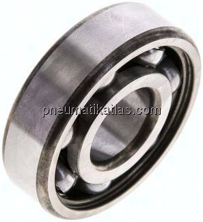 Rillenkugellager, DIN 625, 20x52x15mm, offen