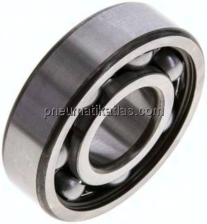 Rillenkugellager, DIN 625, 25x62x17mm, offen