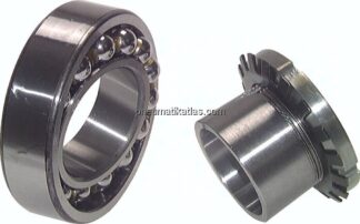 Pendelkugellager kegelig, DIN 630, 20x52x15mm, offen