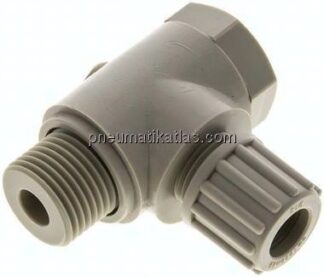 Winkel-Verschraubung G 1/2"-12x10mm, Polypropylen, Hohlschraube