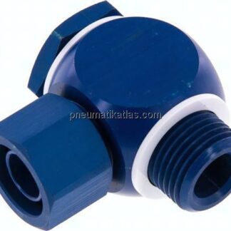Winkel-Verschraubung G 1/2"-17,6x13mm, Aluminium, Hohlschraube