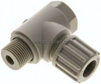 Winkel-Verschraubung G 3/8"-12x10mm, Polypropylen, Hohlschraube