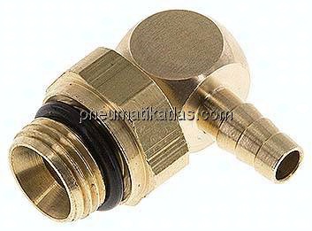 Winkel-Steckanschluss, G 1/8"-4mm innen, Messing